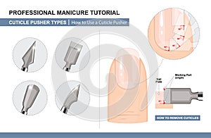 Professional Manicure Tutorial. How to Use a Cuticle Pusher. How to Remove Cuticles. Nail Extension and Manicure Tools. Pusher