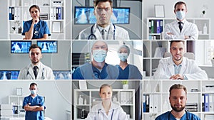 Professional medical doctors working in hospital office, Portrait of young and confident physicians. Medical concept.