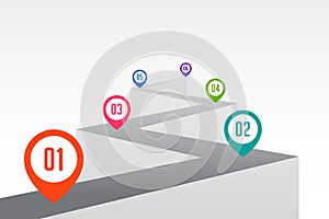 professional milestone routeway template a route to growth photo