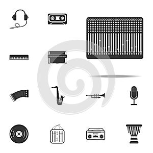 professional mixer icon. Music Instruments icons universal set for web and mobile