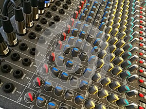 Professional mixer on the table