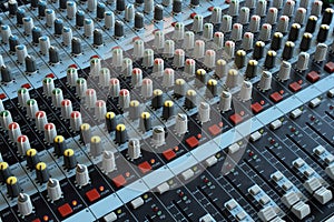 Professional mixing console