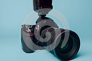 Professional modern DSLR camera