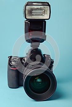 Professional modern DSLR camera