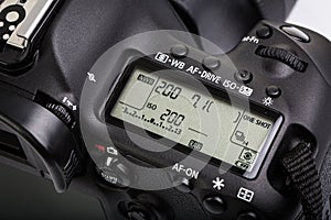 Professional modern DSLR camera