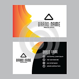 Professional Modern Printable Business Card, Invitation Card Design, Victor Template, CS3 EPS File Available, Editable Business Ca