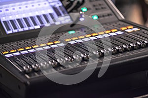 Professional multitrack audio mixer