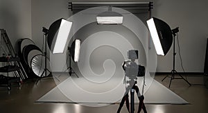 Professional Photography Studio Setup with Camera