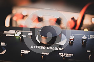 Professional preamp in studio