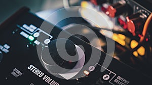 Professional preamp in studio