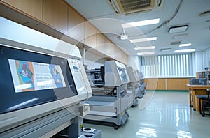 Professional printing room