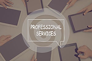 PROFESSIONAL SERVICES CONCEPT Business Concept.