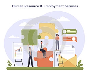 Professional services sector of the economy. Human resourses