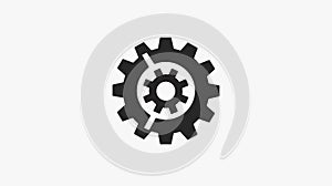 Professional Settings Gear Icon for Basic Web Applications
