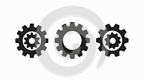 Professional Settings Gear Icon for Basic Web Applications