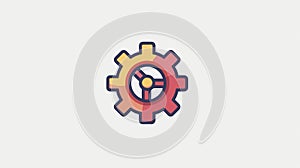 Professional Settings Gear Icon for Basic Web Design
