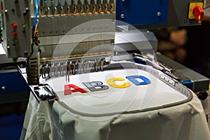 Professional sewing machine embroidery letters