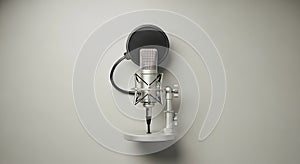 Professional Studio Condenser Microphone with Pop Filter