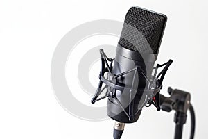 Professional Studio Microphone on Stand