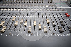 Professional studio mixing console