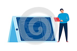 Professional Tablet Programmer Composition