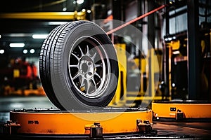 Professional tire repair and vulcanization service expert tire change and repair point