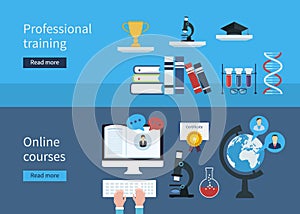 Professional training and online courses