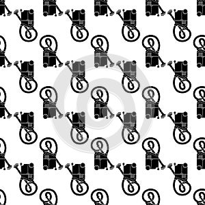 Professional vacuum cleaner pattern seamless vector