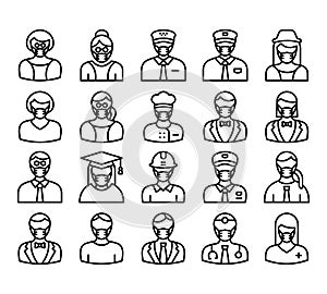 Professional Vector Icons Set that can easily modify or edit