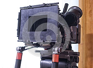 A professional video camera.