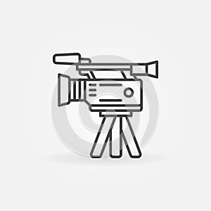 Professional video camera icon