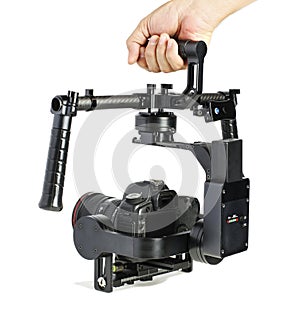 Professional Video Motorized Gimbal with Camera