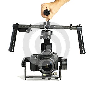 Professional Video Motorized Gimbal with Camera