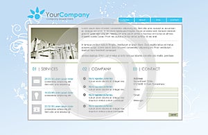 Professional website template