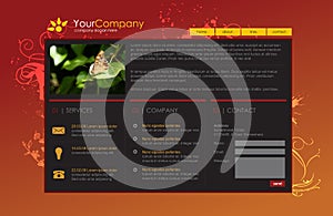 Professional website template