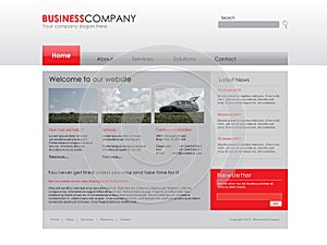 Professional website template