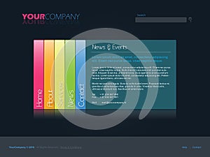 Professional website template