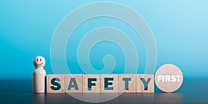 professional work safety concept,Policies, Regulations and Safety First Rules, Industry Standards,prevention and health care,