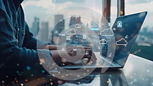 The Professional Working Laptop.AI generated image