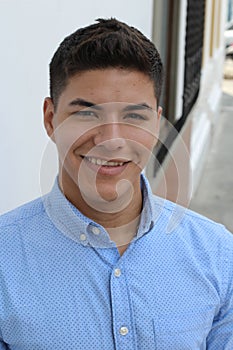 Professional young ethnic male headshot photo