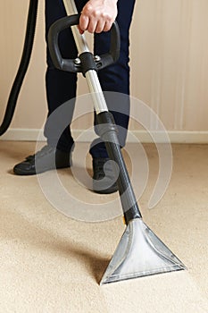 Professionally Cleaning Carpets photo