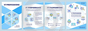 IT professions brochure template