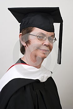 Professor Ready for Graduation