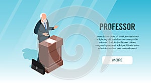 Professor Tribune Horizontal Banner