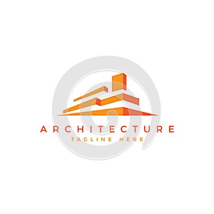 Proffesional architecture logo building modern photo