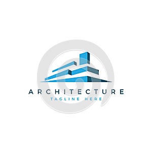 Proffesional architecture logo building modern photo