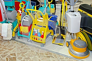 Proffessional cleaning equipment photo