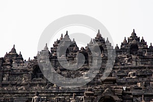 Profile of Borobudur temple, Java, Indonesia