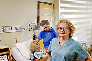 Profile of older maternity nurse