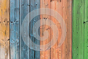 profiled timber wall